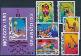 ** 1979 Nyári Olimpia (III) Sor Mi 2840-2845 + Blokk 98 - Andere & Zonder Classificatie