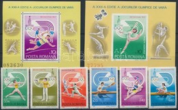 ** 1980 Nyári Olimpia (II) Sor Mi 3733-3738 + Blokkpár 171-172 - Altri & Non Classificati