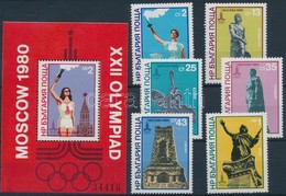 ** 1980 Nyári Olimpia (VI) Sor Mi 2894-2899 + Blokk 103 - Altri & Non Classificati