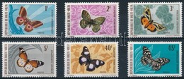 ** 1971 Lepkék Sor,
Butterflies Set
Mi 335-340 - Sonstige & Ohne Zuordnung