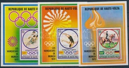 ** 1972 Olimpiai Aranyérmesek Blokksor Mi 6-8 - Autres & Non Classés