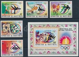 ** 1976 Nyári Olimpia Sor Mi 611-615 + Blokk Mi 40 - Sonstige & Ohne Zuordnung