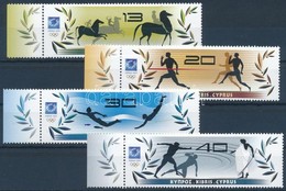 ** 2004 Nyári Olimpia, Athén ívszéli Sor Mi 1037-1040 - Altri & Non Classificati