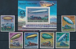 ** 1977 Zeppelin Sor Mi 339-344 + Blokk 83 - Andere & Zonder Classificatie