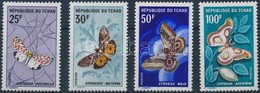 ** 1968 Lepkék Sor Mi 207-210 - Other & Unclassified