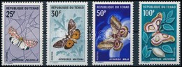 ** 1968 Lepkék Sor Mi 207-210 - Other & Unclassified