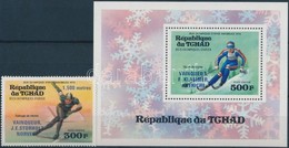 ** 1976 Téli Olimpia éremgyőztesek Záróérték Mi 734 + Blokk Mi 63 - Autres & Non Classés