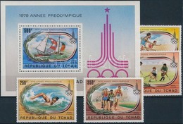 ** 1979 Olimpia Sor Mi 867-870 + Blokk 78 - Andere & Zonder Classificatie