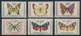 ** 1966 Lepkék Sor Mi 1620-1625 - Andere & Zonder Classificatie