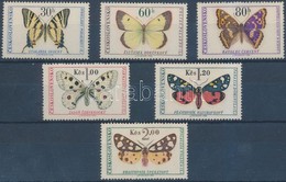 ** 1966 Lepkék Sor Mi 1620-1625 - Andere & Zonder Classificatie