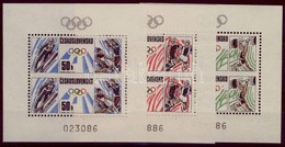 ** 1988 Olimpia, Calgary és Szöul Blokksor Mi 74-76 - Andere & Zonder Classificatie