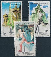 ** 1980 Nyári Olimpia Sor Mi 273-275 - Andere & Zonder Classificatie