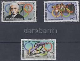 ** 1987 Nyári Olimpia, Szöul Sor Mi 495-497 - Andere & Zonder Classificatie