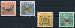 ** 1961 Forgalmi, Pillangó Sor Mi 1070-1073 - Sonstige & Ohne Zuordnung