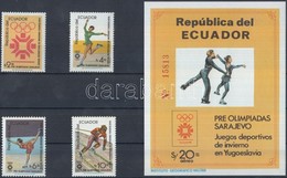 ** 1984 Téli Olimpia Sor Mi 1961-1964 + Blokk Mi 110 - Sonstige & Ohne Zuordnung