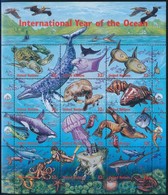 ** 1998 Az óceán Nemzetközi éve Kisív,
International Year Of The Ocean Minisheet
Mi 771-782 - Autres & Non Classés