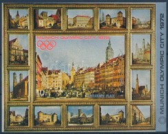 ** 1970 Müncheni Olimpia Vágott Blokk 146 - Sonstige & Ohne Zuordnung