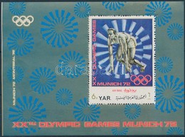 ** 1971 Nyári Olimpia (II) Blokk Mi 175 - Sonstige & Ohne Zuordnung