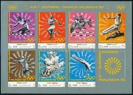 ** 1971 Nyári Olimpiai Játékok, München Kisív Mi 1471-1477 + Blokk Mi 176 - Andere & Zonder Classificatie