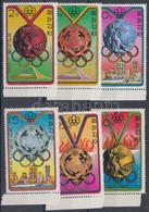 ** 1976 Nyári Olimpia, Montreal Bajnokai (I.) ívszéli Sor Mi 1516-1521 - Autres & Non Classés