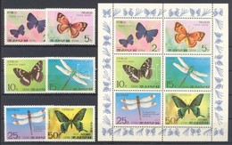 ** 1977 Lepkék és Szitakötők Sor Mi 1653-1658 - Andere & Zonder Classificatie