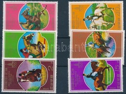 ** 1978 Nyári Olimpia, Moszkva Sor Mi 1707-1712 + Kisív 1707-1713 - Andere & Zonder Classificatie