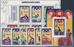 ** 1979 Nyári Olimpia, Moszkva Sor Mi 1890-1895 +  Kisív Mi 1890-1896 + Blokk Mi 62 - Autres & Non Classés