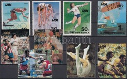 ** 1983 Nyári Olimpia, Los Angeles (III) Sor Mi 2410-2412 + De Luxe Blokksorból Kitépett Bélyegek Mi 2414-2419 - Andere & Zonder Classificatie