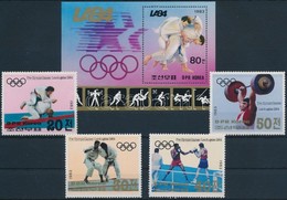 ** 1983 Nyári Olimpiai, Los Angeles Sor Mi 2350-2353 + Blokk 142, 143 - Andere & Zonder Classificatie