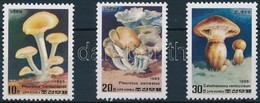 ** 1985 Gombák Sor + FDC Mi 2640-2642 - Andere & Zonder Classificatie