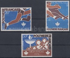 ** 1976 Montreali Nyári Olimpia Sor Mi 219-221 - Autres & Non Classés