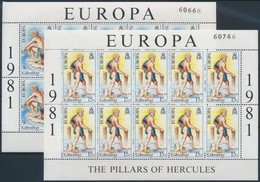 ** 1981 Európa, Népművészet Kisív Sor,
Europe, Folklore Mini Sheet Set
Mi 416-417 - Autres & Non Classés