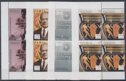 ** 2004 Olimpiai Athén ívsarki Négyestömb Sor Mi 4056-4059 - Other & Unclassified