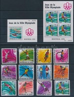 ** 1976 Olimpia Sor Mi 740-751A + Blokksor Mi 44-45A - Sonstige & Ohne Zuordnung