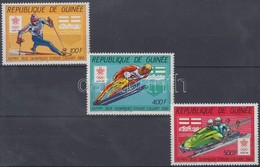 ** 1987 Téli Olimpia Sor 3 értéke Mi 1150-1152A - Andere & Zonder Classificatie