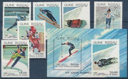 ** 1983 Téli Olimpia Sor + Blokk Mi 709-715 + 255 - Altri & Non Classificati