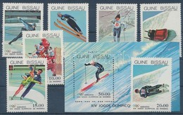 ** 1983 Téli Olimpia Sor + Blokk Mi 709-715 + 255 - Sonstige & Ohne Zuordnung