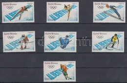 ** 1989 Téli Olimpia 1992, Albertville Sor Mi 1088-1094 - Sonstige & Ohne Zuordnung