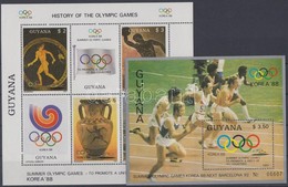 ** 1987 Nyári Olimpia, Szöul Blokk Sor Mi 20-21 - Other & Unclassified