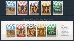 ** 1984 Nyári Olimpia: Los Angeles Sor + Bélyegfüzet Mi 1557-1561 - Altri & Non Classificati