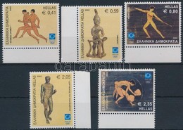 ** 2002 Nyári Olimpia, Athén (III.) ívszéli Sor Mi 2104-2108 - Andere & Zonder Classificatie