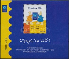 ** 2004 Nyári Olimpia, Athén Blokk Mi 37 - Altri & Non Classificati