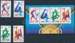 ** 1996 Atlantai Nyári Olimpia Sor Mi 762-765 Aa + Blokk Mi 39 - Autres & Non Classés