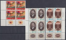 ** 1970 Vasúti Megnyitó Tabos Bélyeg Mi 466 + 100 éves A Mezőgazdasági Iskola Tabos Sor Mi 473-474 - Autres & Non Classés