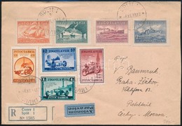 1939 Ajánlott Légi Levél Prágába/ Registered Airmail Cover To Prague - Other & Unclassified