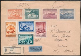 1939 Ajánlott Légi Levél Prágába/ Registered Airmail Cover To Prague - Andere & Zonder Classificatie