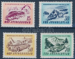 ** 1953 Autó- és Motorverseny Sor Mi 724-727 - Autres & Non Classés