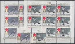 ** 1972 Sapporoi Téli Olimpia Sor + Kisívsor Mi 1447-1448 - Andere & Zonder Classificatie