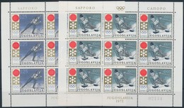 ** 1972 Téli Olimpiai Játékok Kisívsor Mi 1447-1448 - Andere & Zonder Classificatie