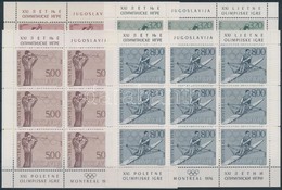 ** 1976 Nyári Olimpia Kisív Sor Mi 1656-1659 - Andere & Zonder Classificatie